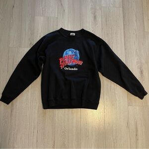 Vintage Planet Hollywood Orlando Embroidered Logo Sweatshirt